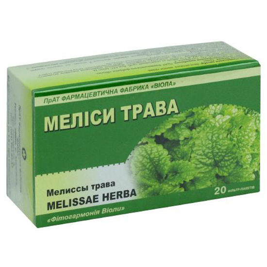Меліси трава фільтр-пакет 1.5 г №20 (Віола)